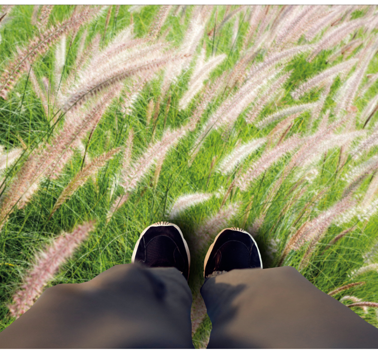 Lush Greenscape nature vinyl carpet - TenStickers