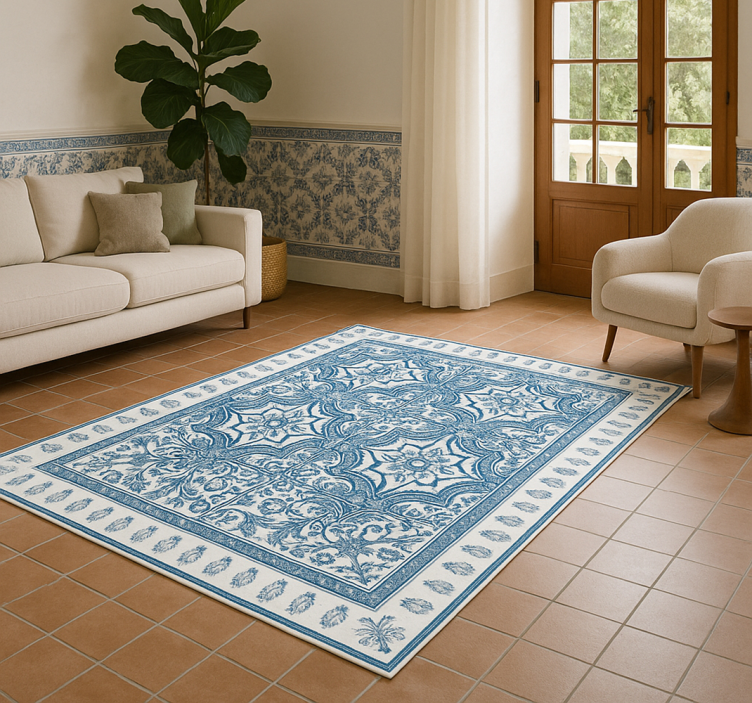 "Majorica" portuguese living room vinyl carpet - TenStickers