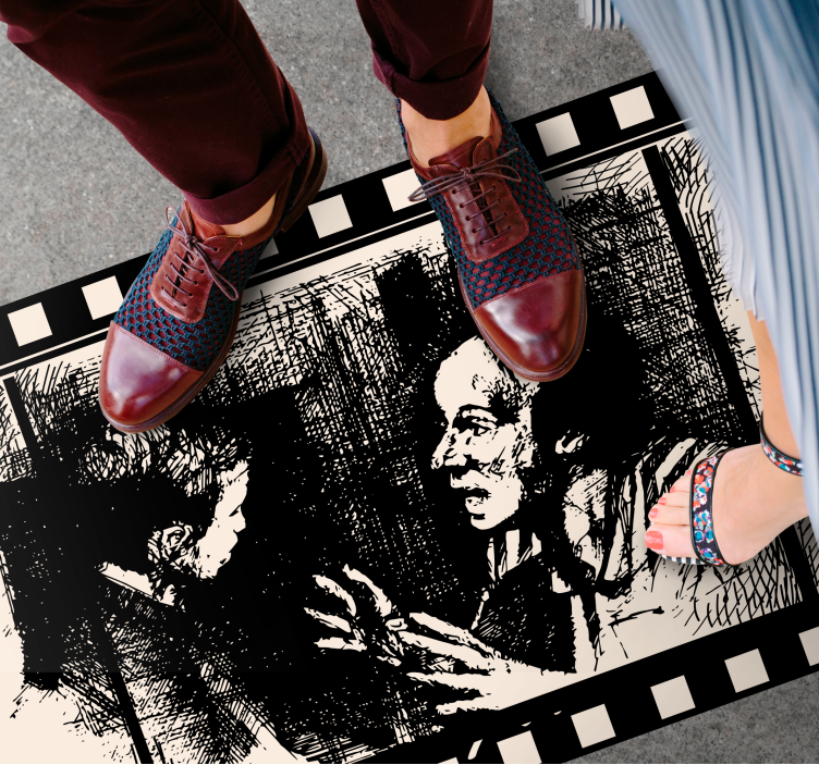 Movie Scene Art event vinyl carpet - TenStickers