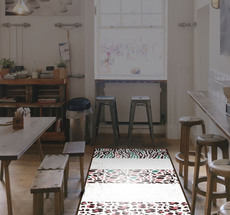 Multiple animal prints animal print rug - TenStickers