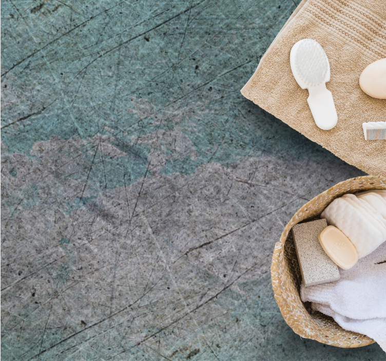 Natural Textured Overlay wood effect vinyl carpet - TenStickers