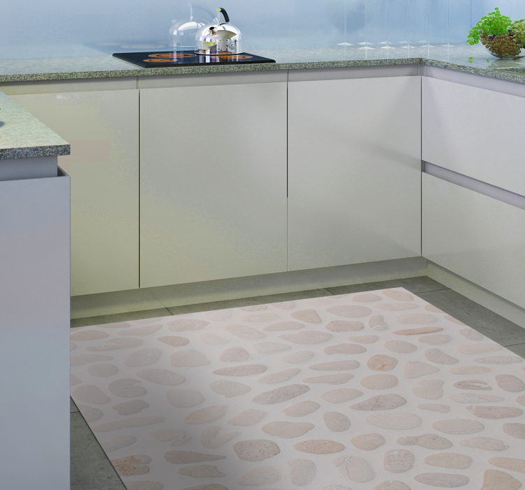Neutral Pebble Pattern animal print vinyl carpet - TenStickers