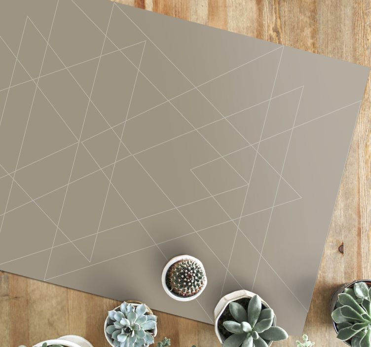 Nordic triangles mosaic mosaic floor tiles - TenStickers