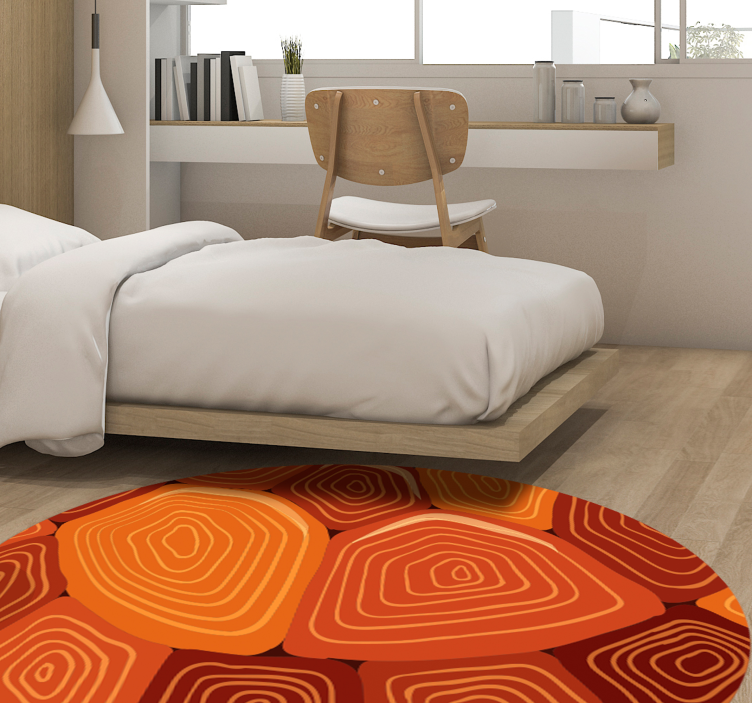 Organic Contours texture vinyl carpet - TenStickers