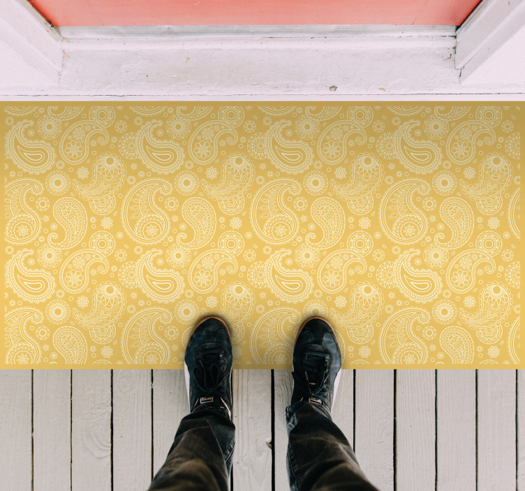 Paisley Intricacy texture vinyl carpet - TenStickers