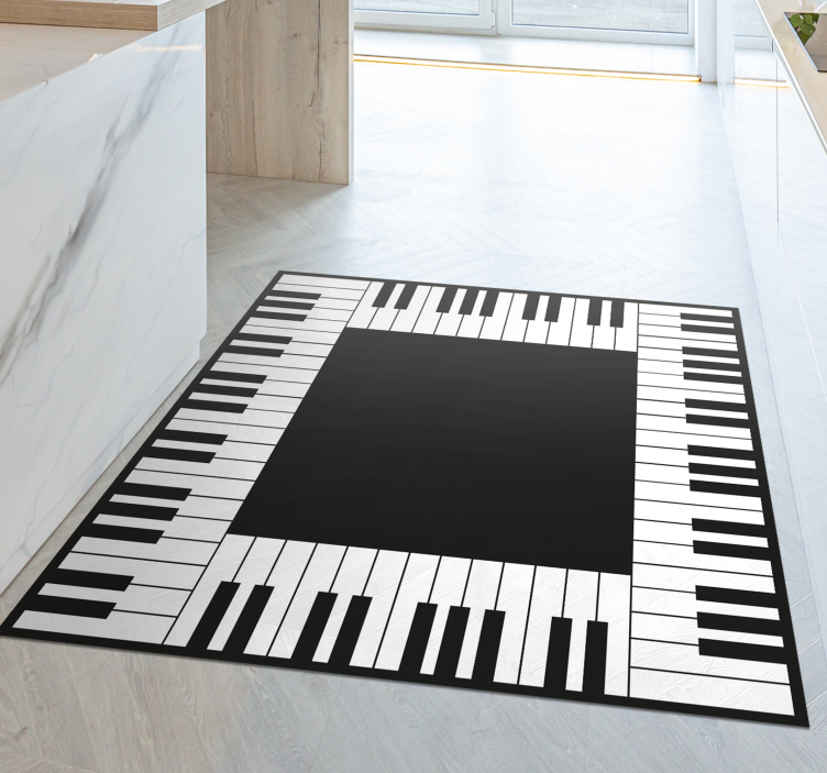 Piano Keyboard Layout game vinyl carpet - TenStickers