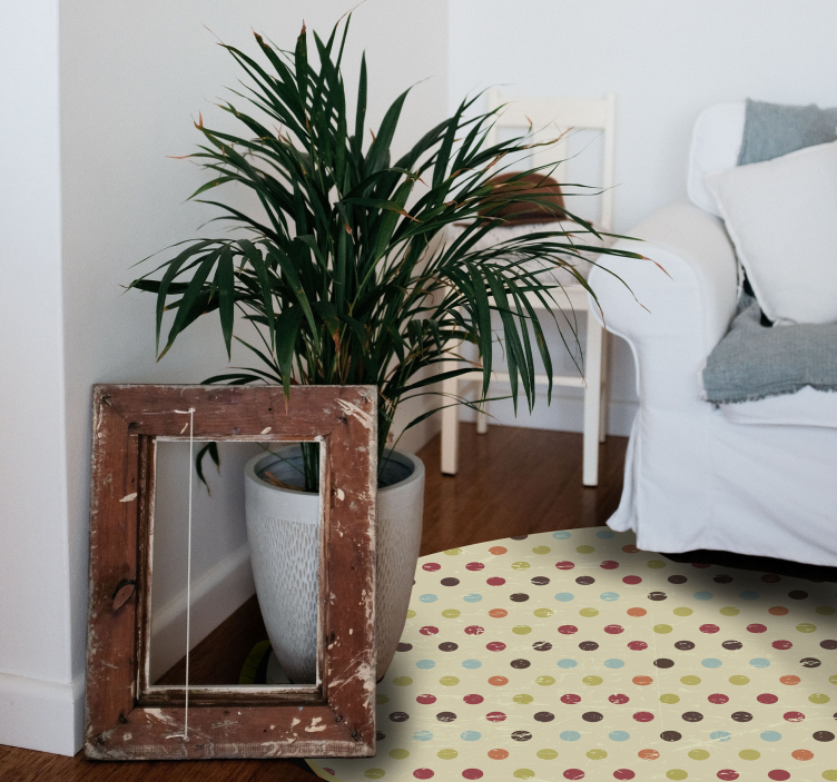 Polka Dot Textiles texture vinyl carpet - TenStickers