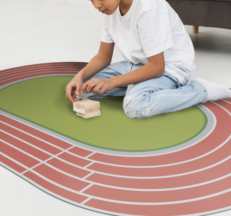 Racetrack Playtime road vinyl carpet - TenStickers