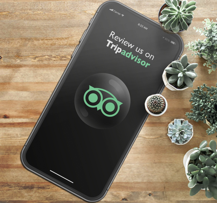 Review us on Tripadvisor sales vinyl carpet - TenStickers