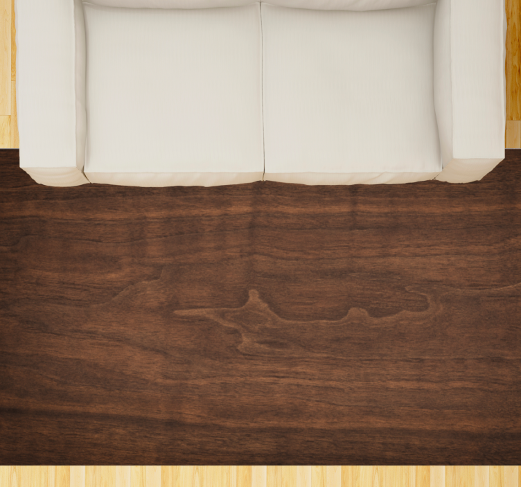 Rich Walnut Texture wood effect vinyl carpet - TenStickers