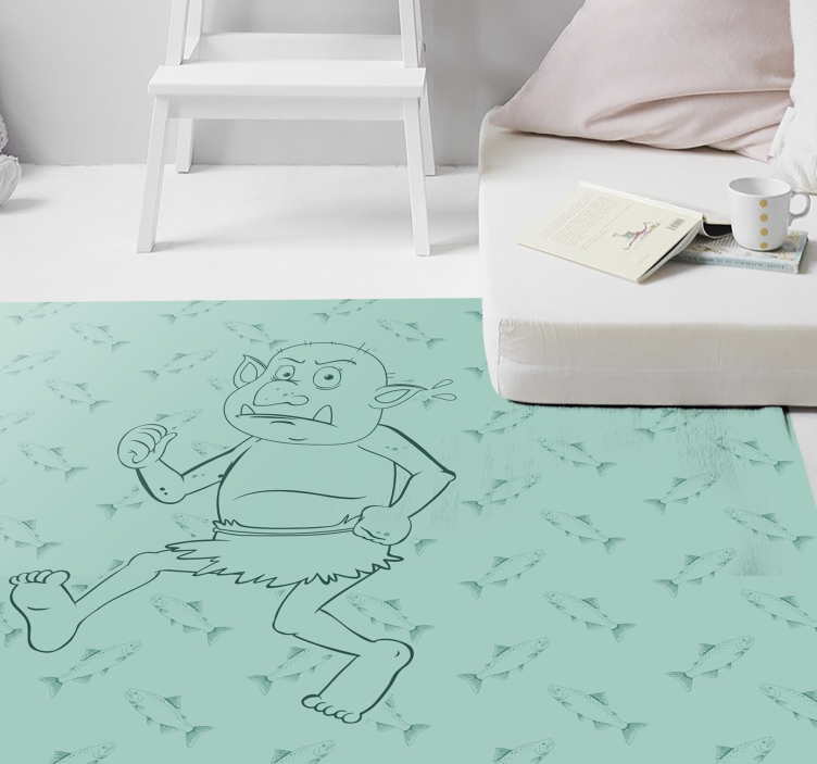 Runaway Cartoon Character kids vinyl carpet - TenStickers