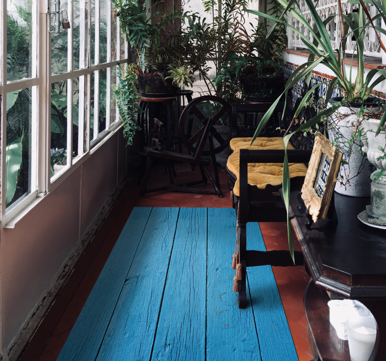 Rustic Plank Pattern wood effect vinyl carpet - TenStickers