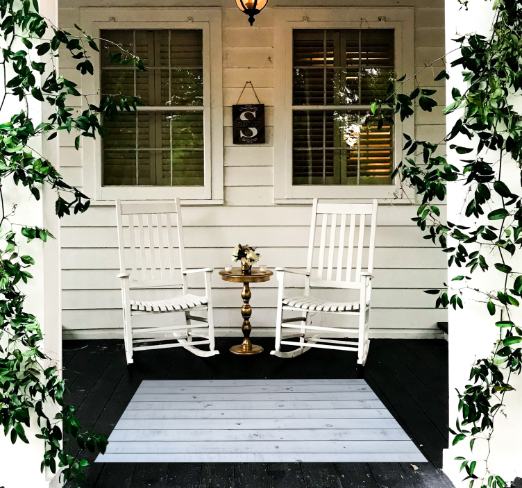 Rustic Wooden wood effect vinyl carpet - TenStickers