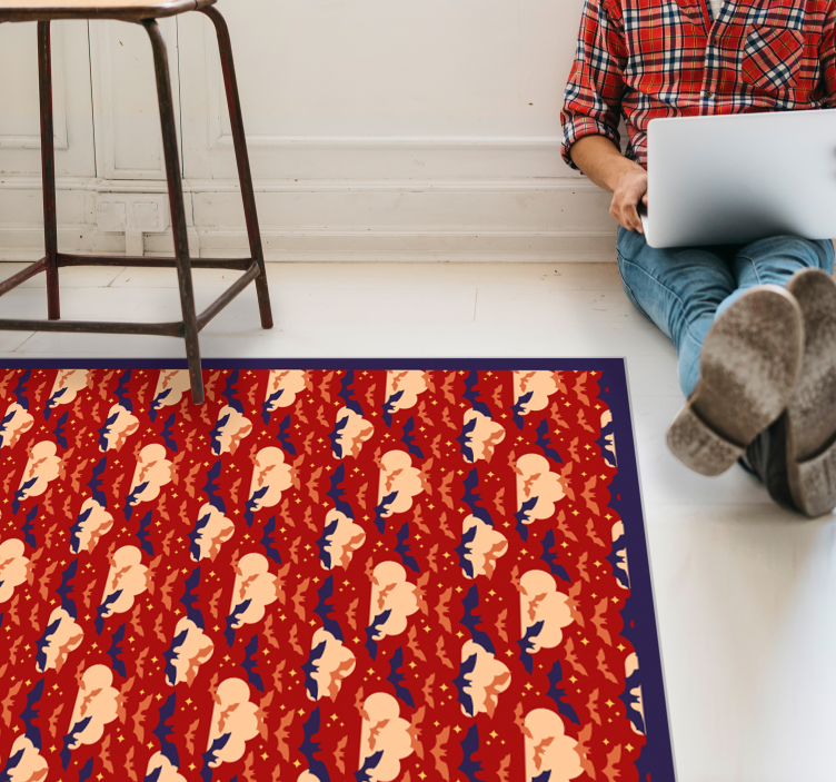 Safari Adventure animal vinyl carpet - TenStickers