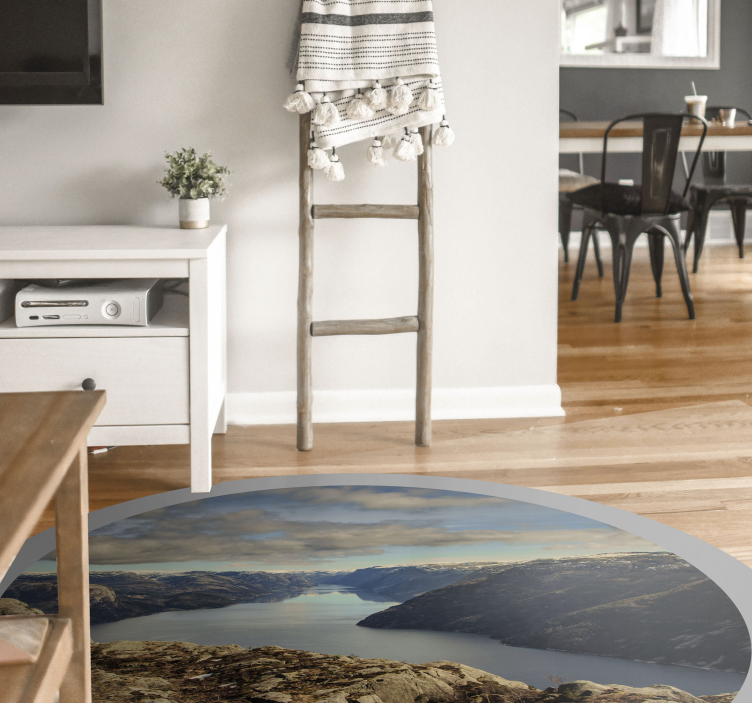 Scenic Landscape View nature vinyl carpet - TenStickers