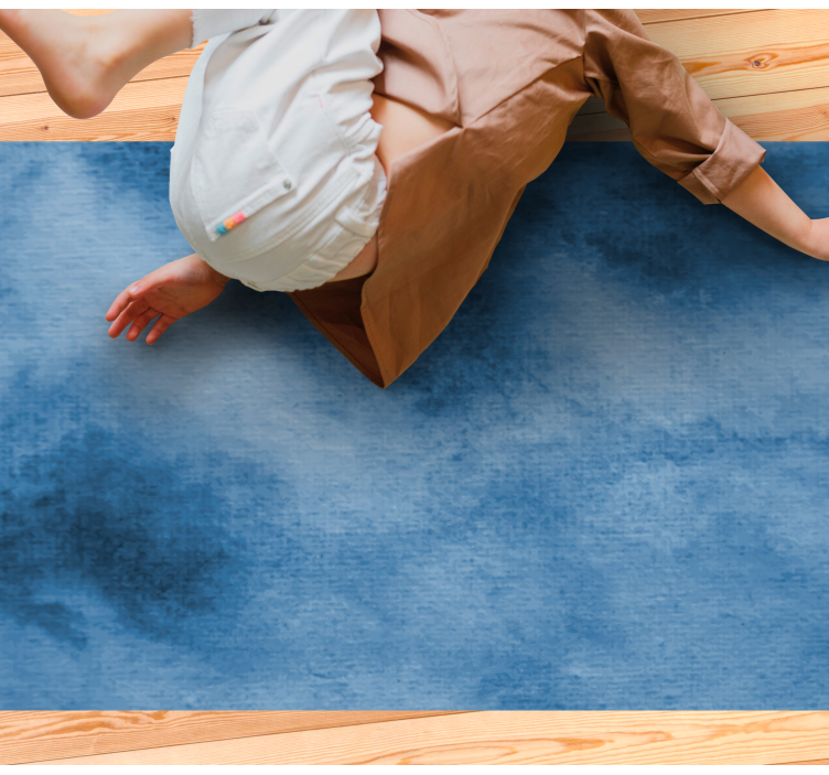 Sleek Blue Texture marble vinyl carpet - TenStickers
