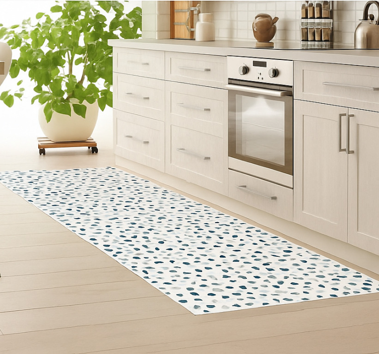 Small colorfull stones kitchen vinyl carpet - TenStickers