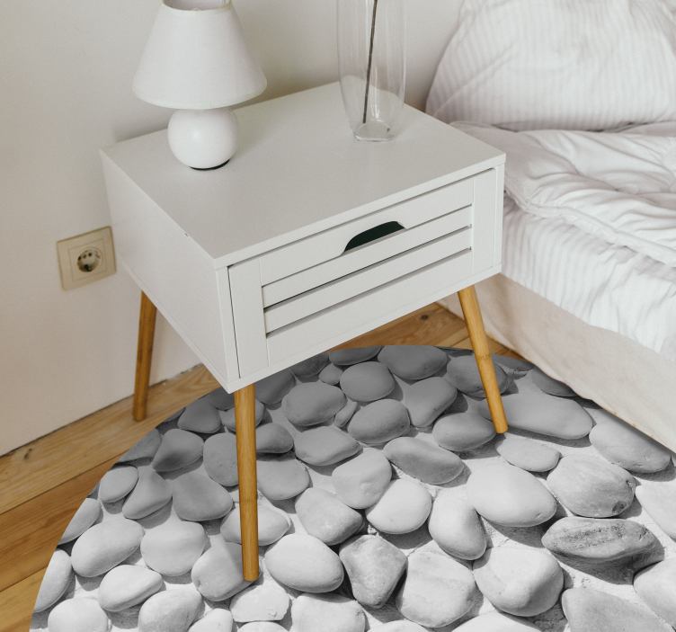 Smooth Pebble Pattern stone effect vinyl carpet - TenStickers