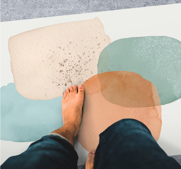 Aquarella overlays modern vinyl carpet - TenStickers