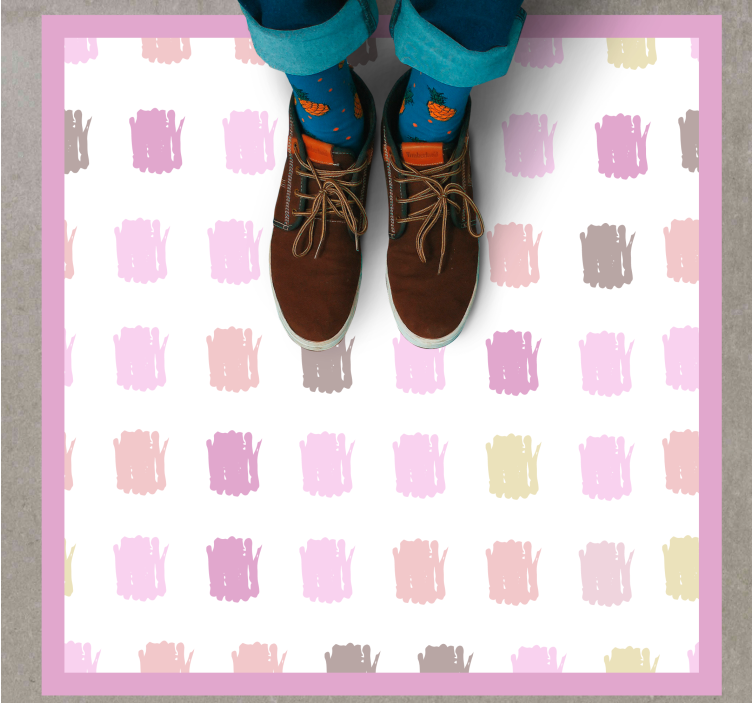 Soft Color Palette texture vinyl carpet - TenStickers