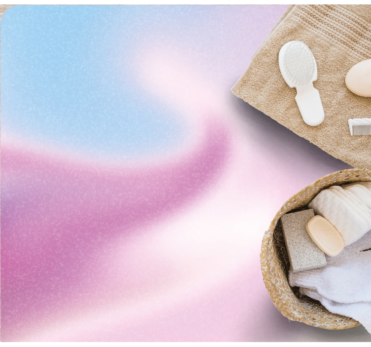 Gradient layers bathroom vinyl carpet - TenStickers