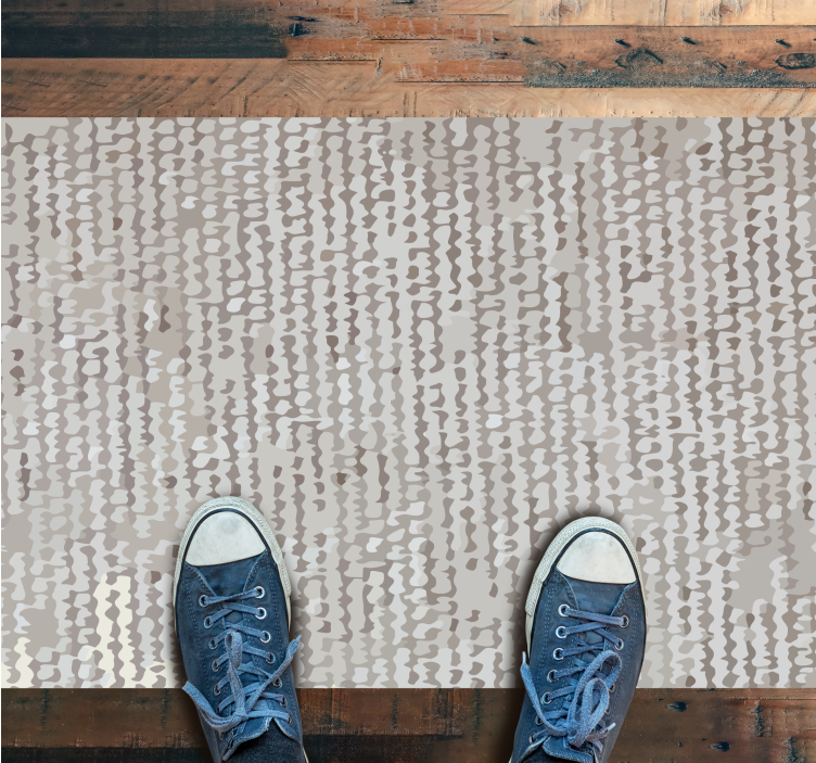 Soft Neutral Pattern bedroom vinyl carpet - TenStickers