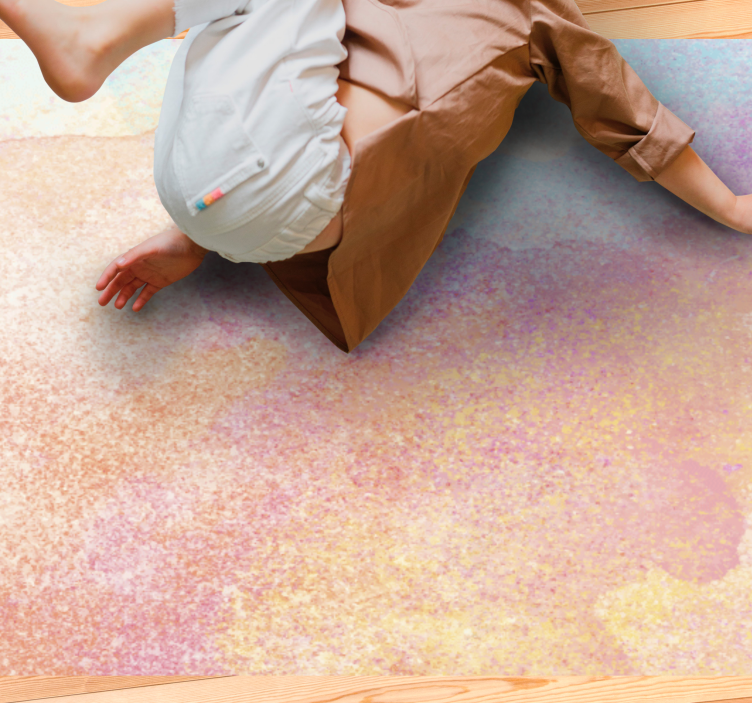 Soft Pastel Splashes modern vinyl carpet - TenStickers