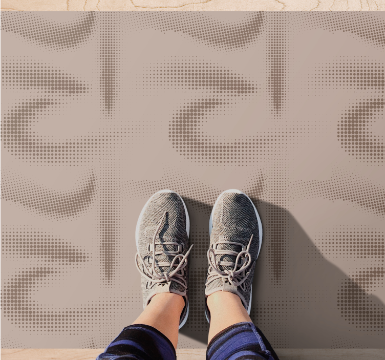 Soft Textured Swirls living room vinyl carpet - TenStickers