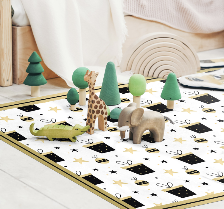 Space Adventure Playtime kids vinyl carpet - TenStickers