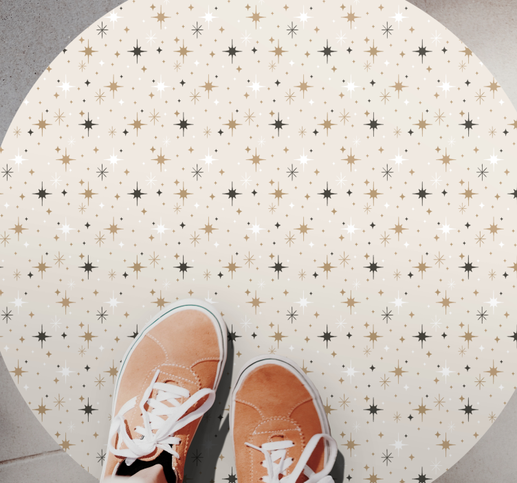 Starry Pattern star vinyl carpet - TenStickers