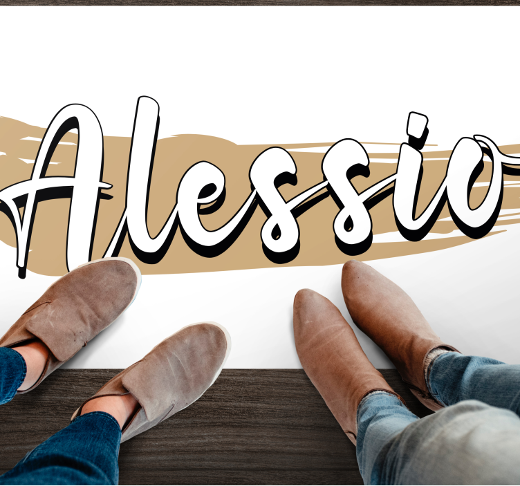 Stylish abstract design custom vinyl carpet - TenStickers