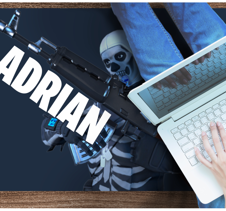 Custom game skeleton teen vinyl carpet - TenStickers