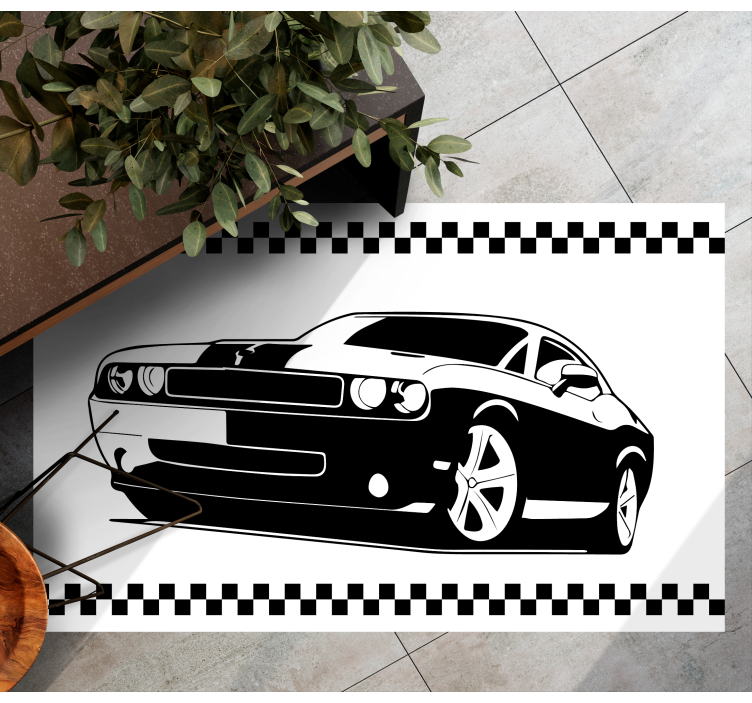 Stylish sports cars teen vinyl carpet - TenStickers