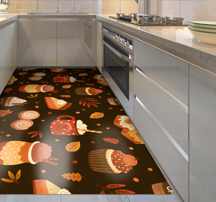 Sugary indulgence joy kitchen vinyl carpet - TenStickers