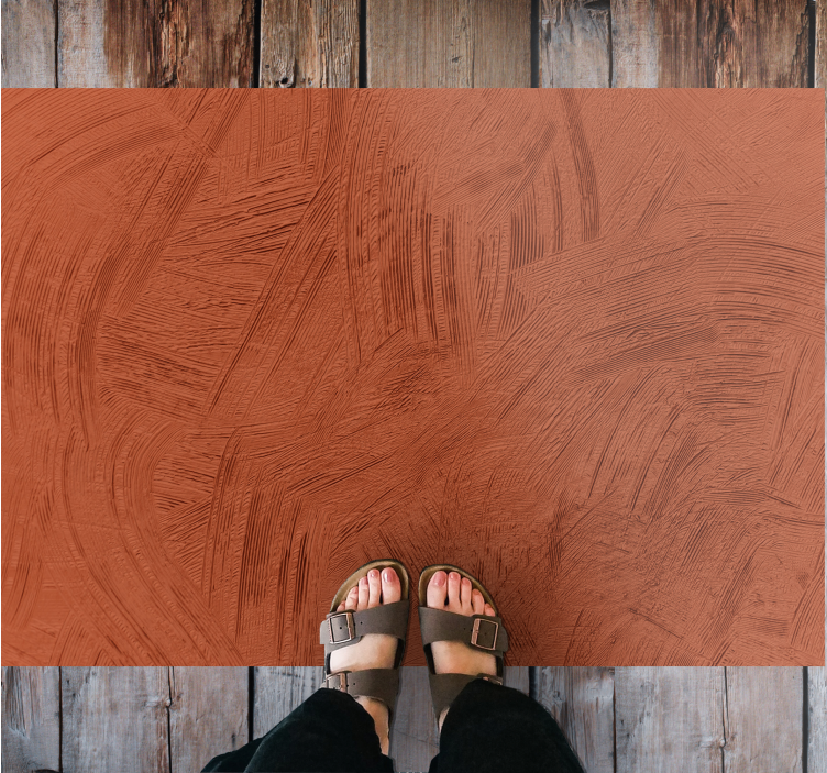 Textured Timber wood effect vinyl carpet - TenStickers