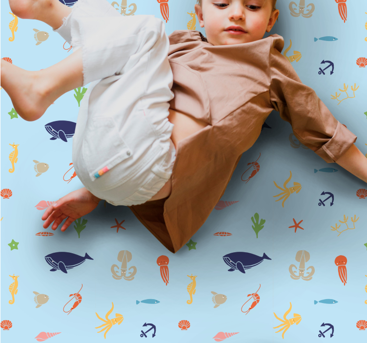 Underwater Adventure kids vinyl carpet - TenStickers