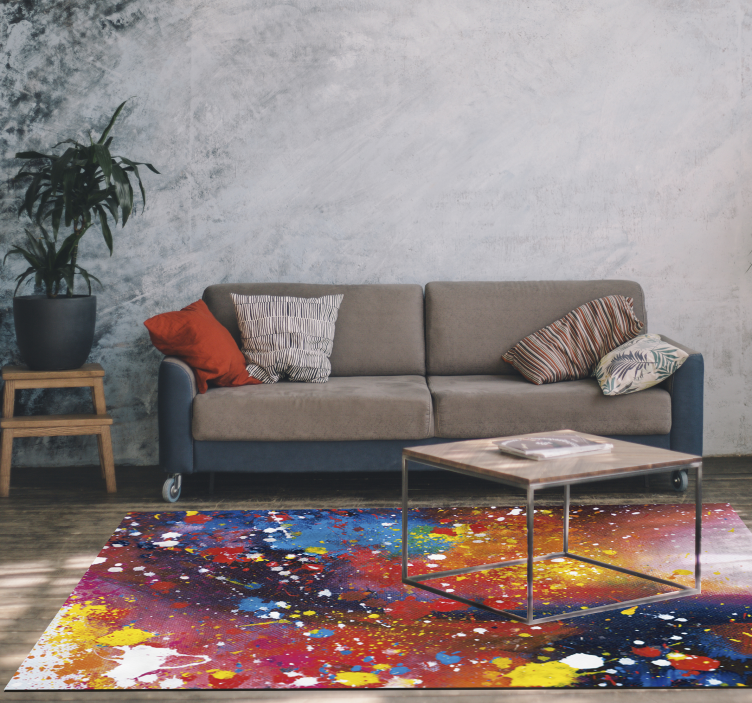 Vinyl rug Modern Abstract Painting - TenStickers