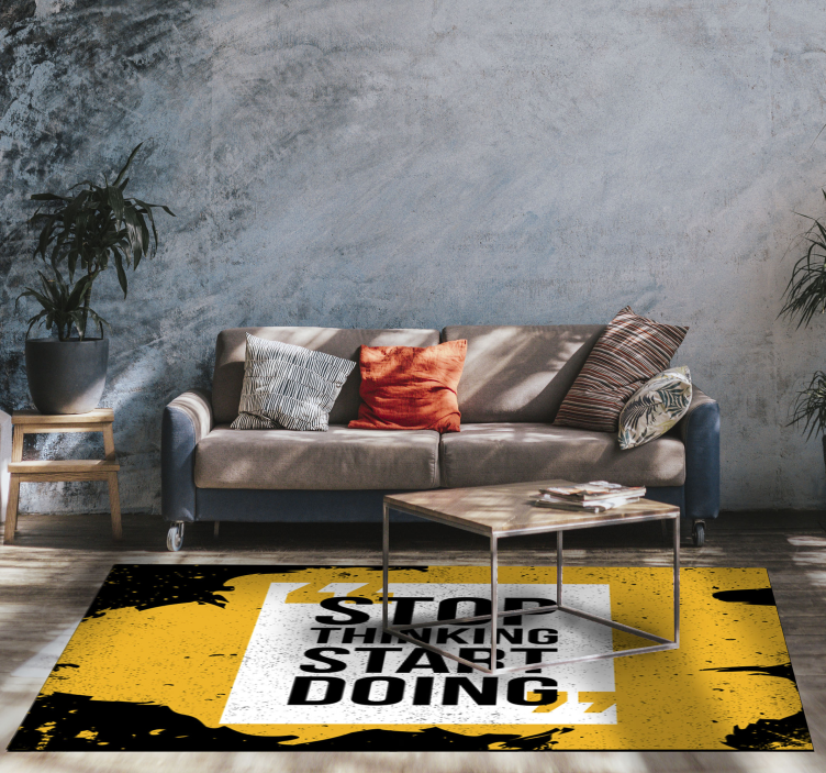 Vinyl rug - start doing vinyl rug - TenStickers