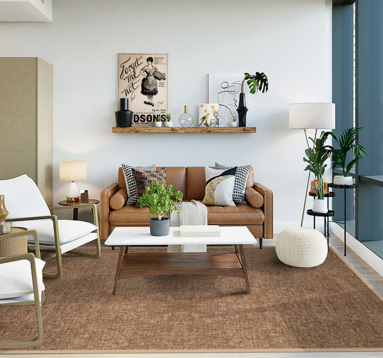 Warm Earthy Hues texture vinyl carpet - TenStickers