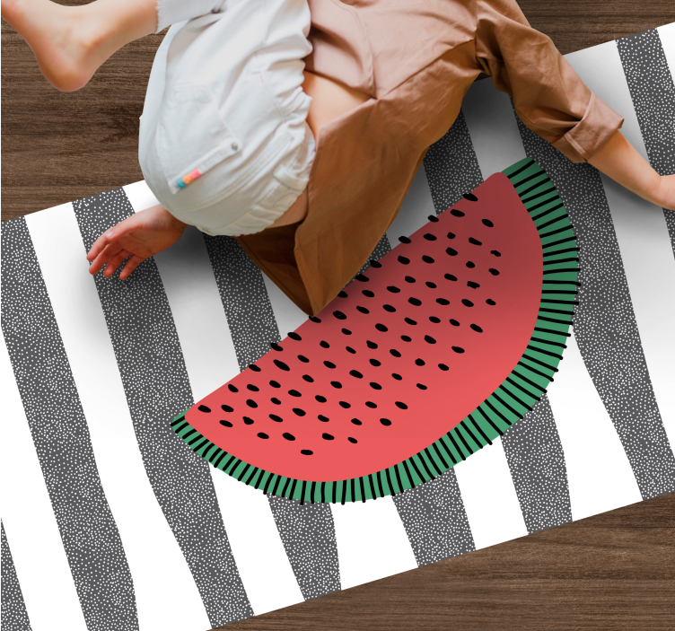 Watermelon Wedge texture vinyl carpet - TenStickers
