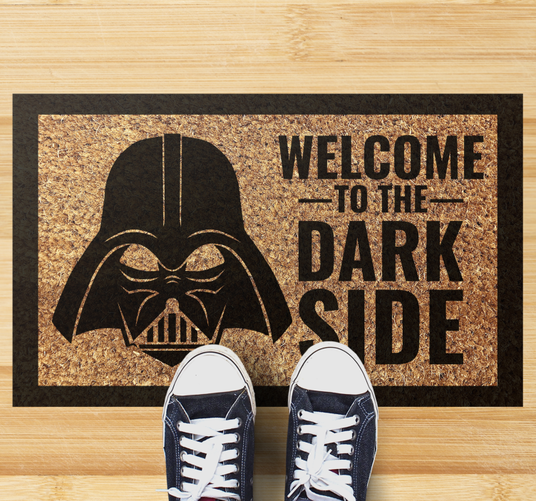 Welcome Dark Side custom vinyl carpet - TenStickers