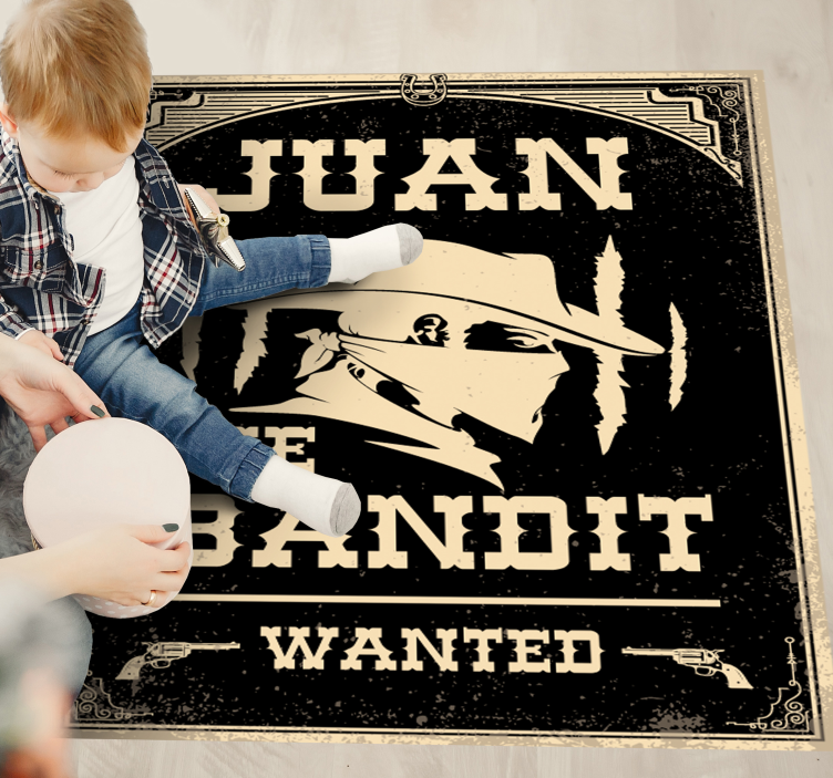 Western Bandit Theme custom vinyl carpet - TenStickers