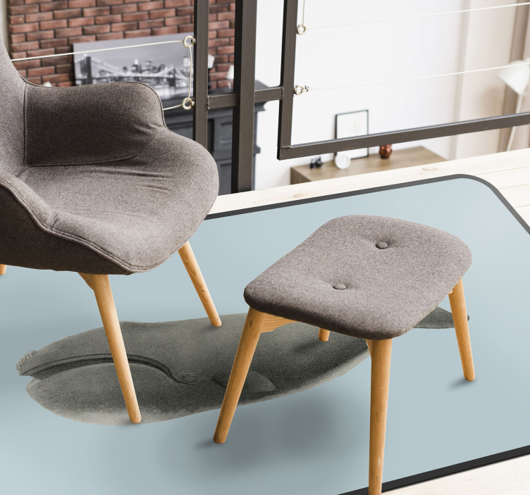 Whale silhouette design animal vinyl carpet - TenStickers