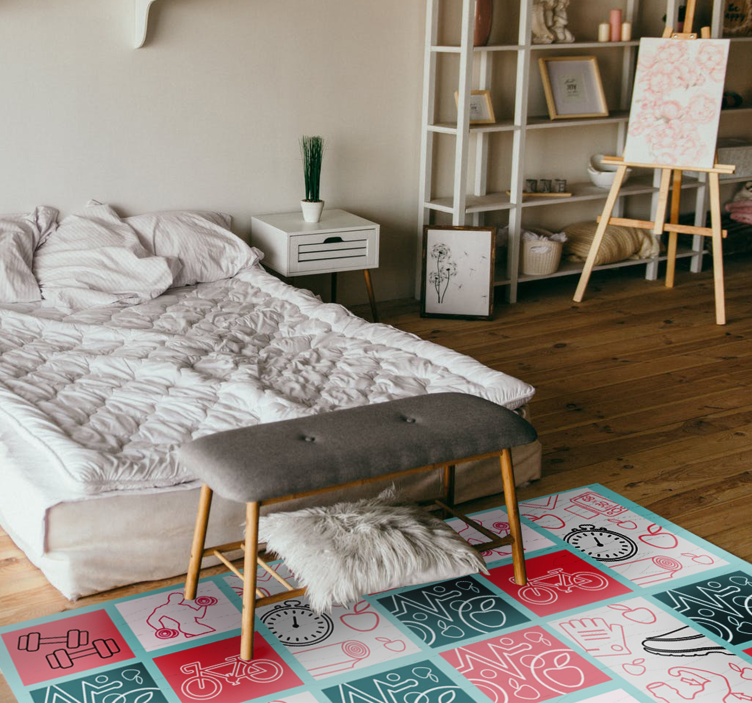 Whimsical Children’s Decor kids vinyl carpet - TenStickers