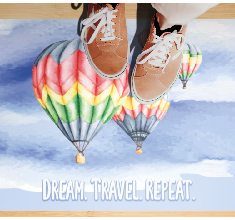 Wish journey recur minimalist vinyl carpet - TenStickers