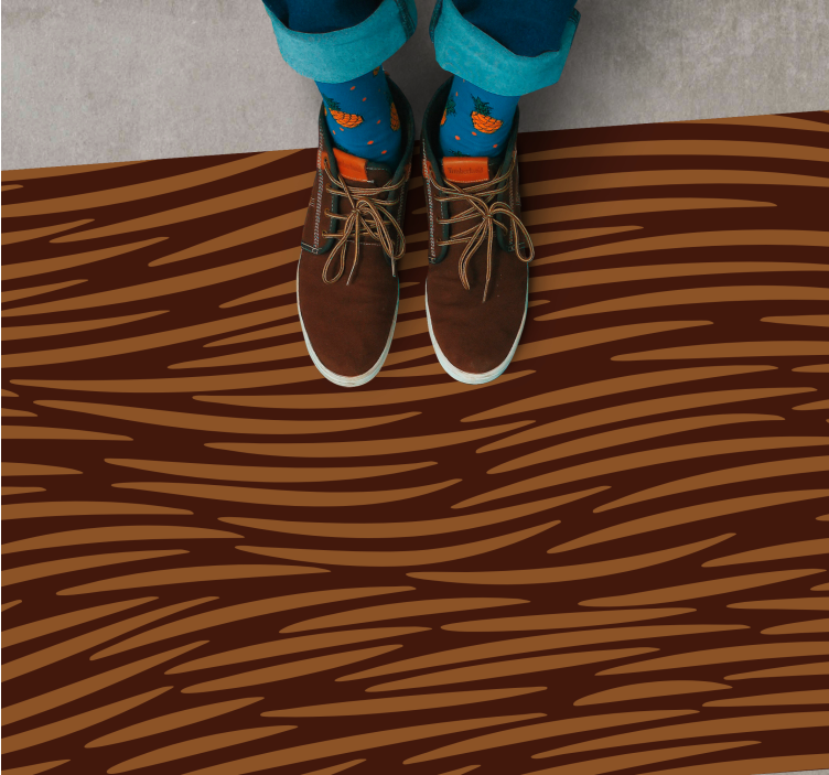 Wood Grain Texture animal print vinyl carpet - TenStickers