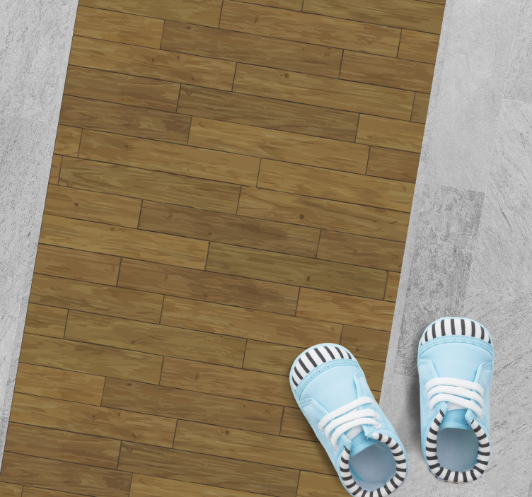 Wooden Plank Design wood effect vinyl carpet - TenStickers