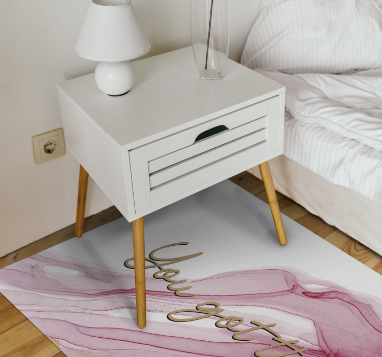 You Got This custom vinyl carpet - TenStickers