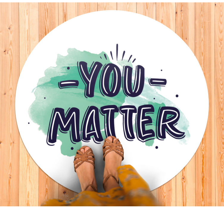 You matter custom vinyl carpet - TenStickers