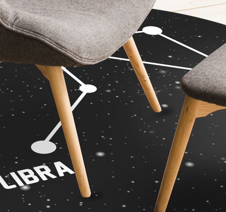 Zodiac Constellation star vinyl carpet - TenStickers